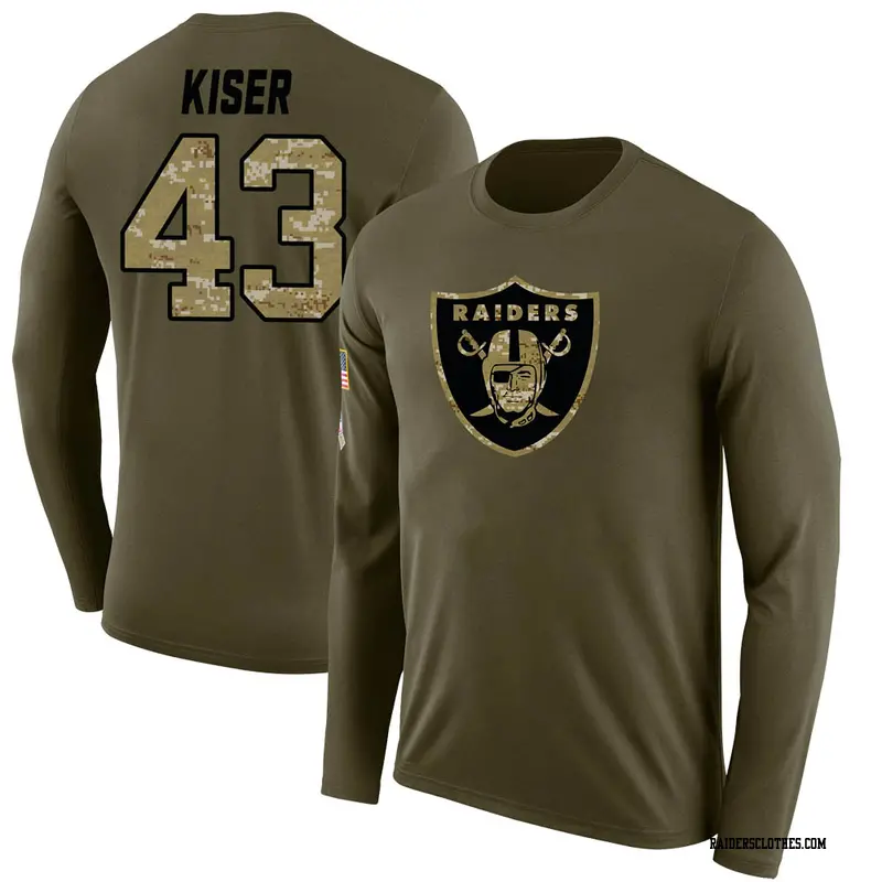 Isaiah Zuber Las Vegas Raiders Men's Name & Number Logo T-Shirt - Ash